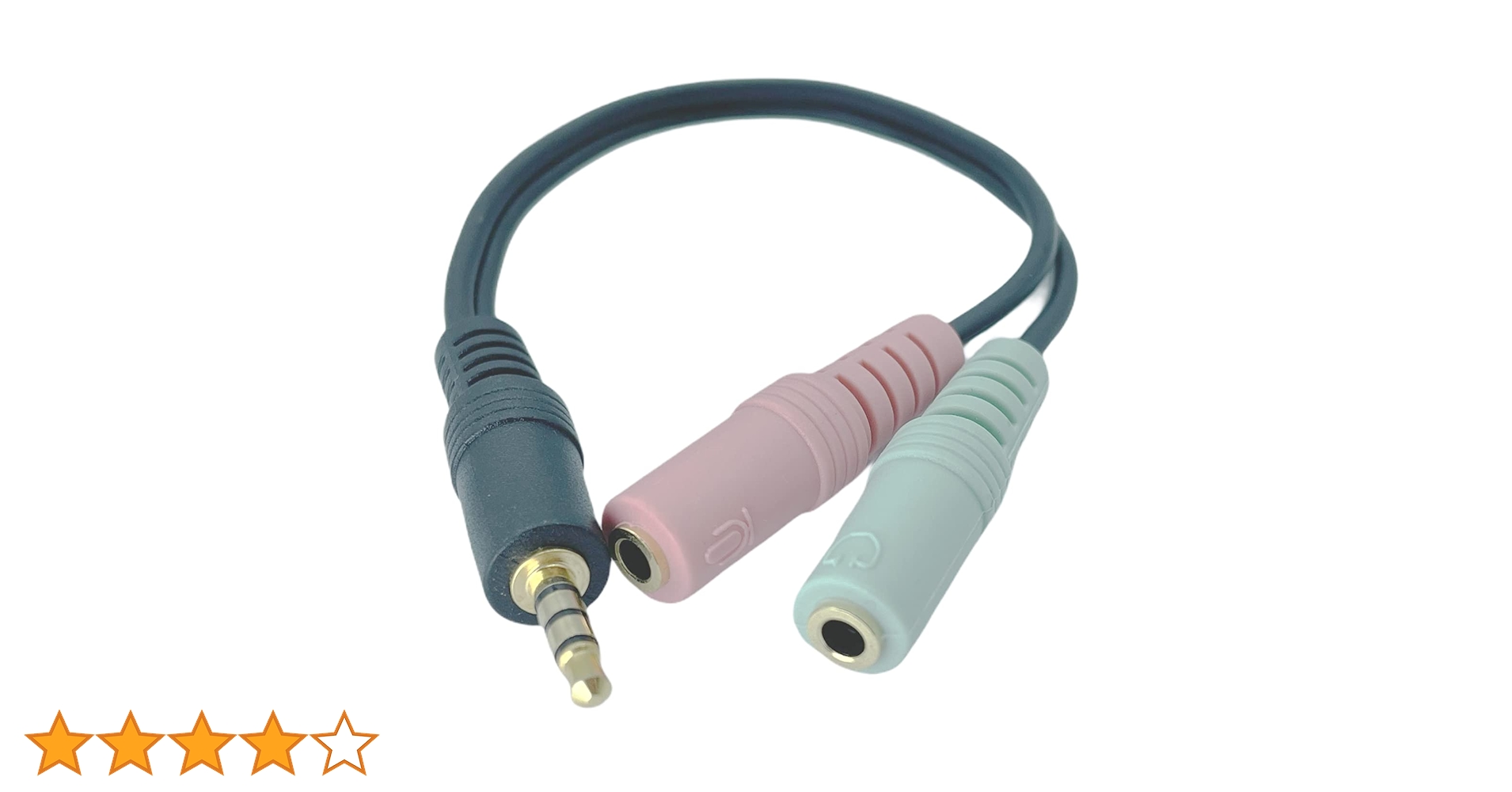 Amazon.co.jp: 3.5mm4極 ヘッドホン・マイク分岐ケーブル：3.5